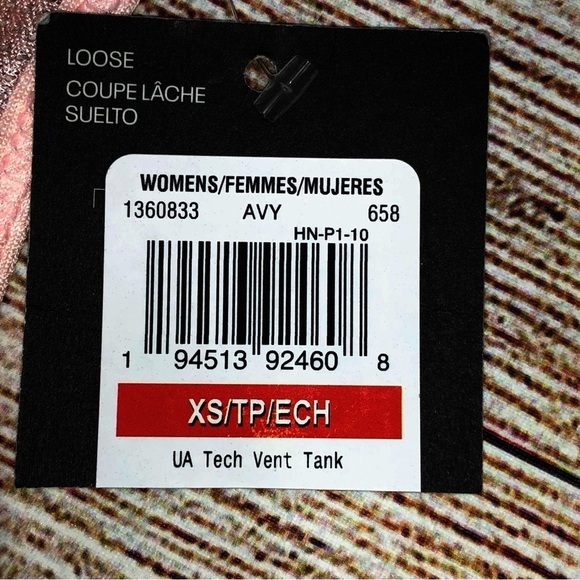 NWT Under Armour Pink Tech Vent Twisted Back Tank Size XS - Picture 8 of 11
